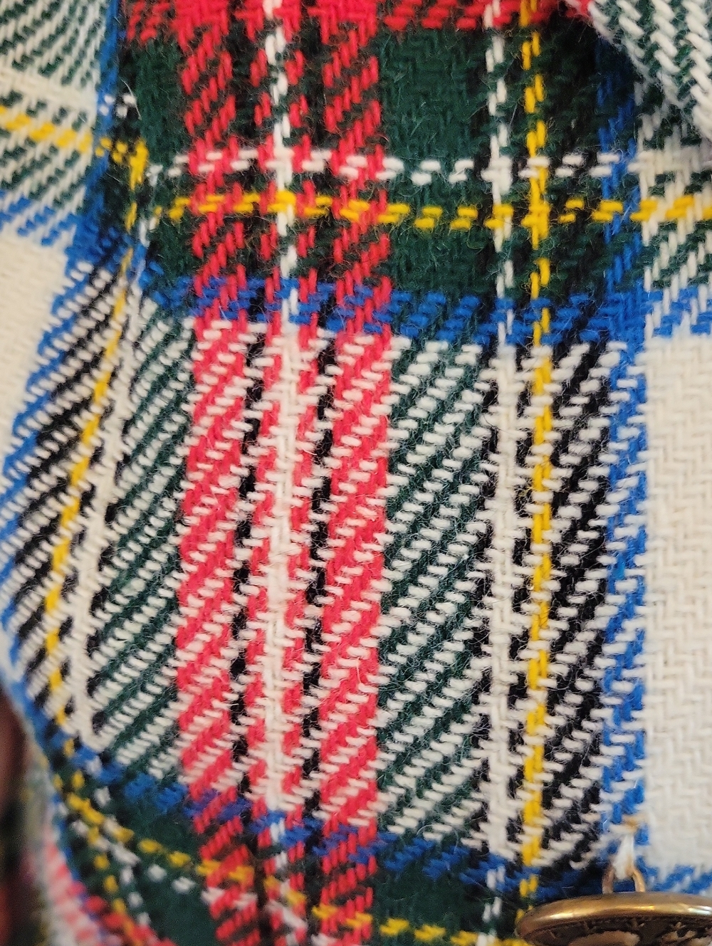 Vintage Double Brested Tartan Blazer - Picture 5 of 7